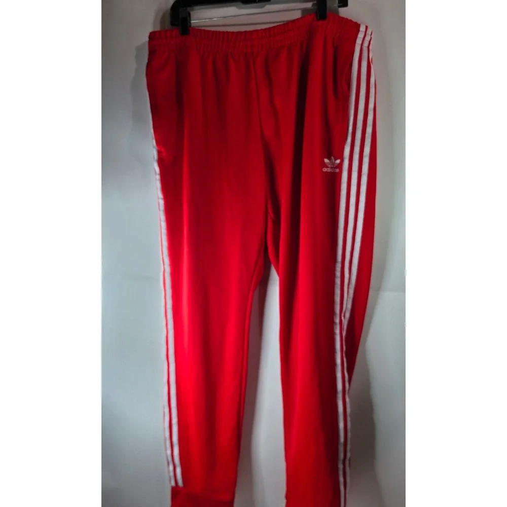 Adidas Originals Primeblue SST Tracksuit Set Mens 2XL Red White Jacket Pants